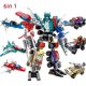 thumbnail image 4 of Nueva tendencia, ingeniería urbana, transformación, robot, bloques de construcción, mecha, camión, coche de carreras, dinosaurio, vehículo, ladrillos, juguetes para niños, 4 of 5