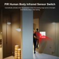 thumbnail image 2 of AC90V270V 86Type LightSensitive PIR Motion Inductive Smart Switch, 2 of 3