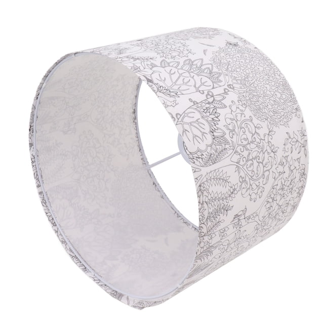 Oubit PVC Lampshade,2 Set PVC Drum Lamp Accessories PVC Drum Lampshade Finest Materials