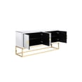 thumbnail image 6 of Levan Gold Mirrored Wood Sideboard, 6 of 7