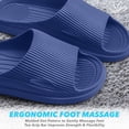 thumbnail image 5 of Bathroom Shower Shoes for Women Men EVA Foam Sandals Non-Slip Slides by Bergman Kelly, 5 of 8
