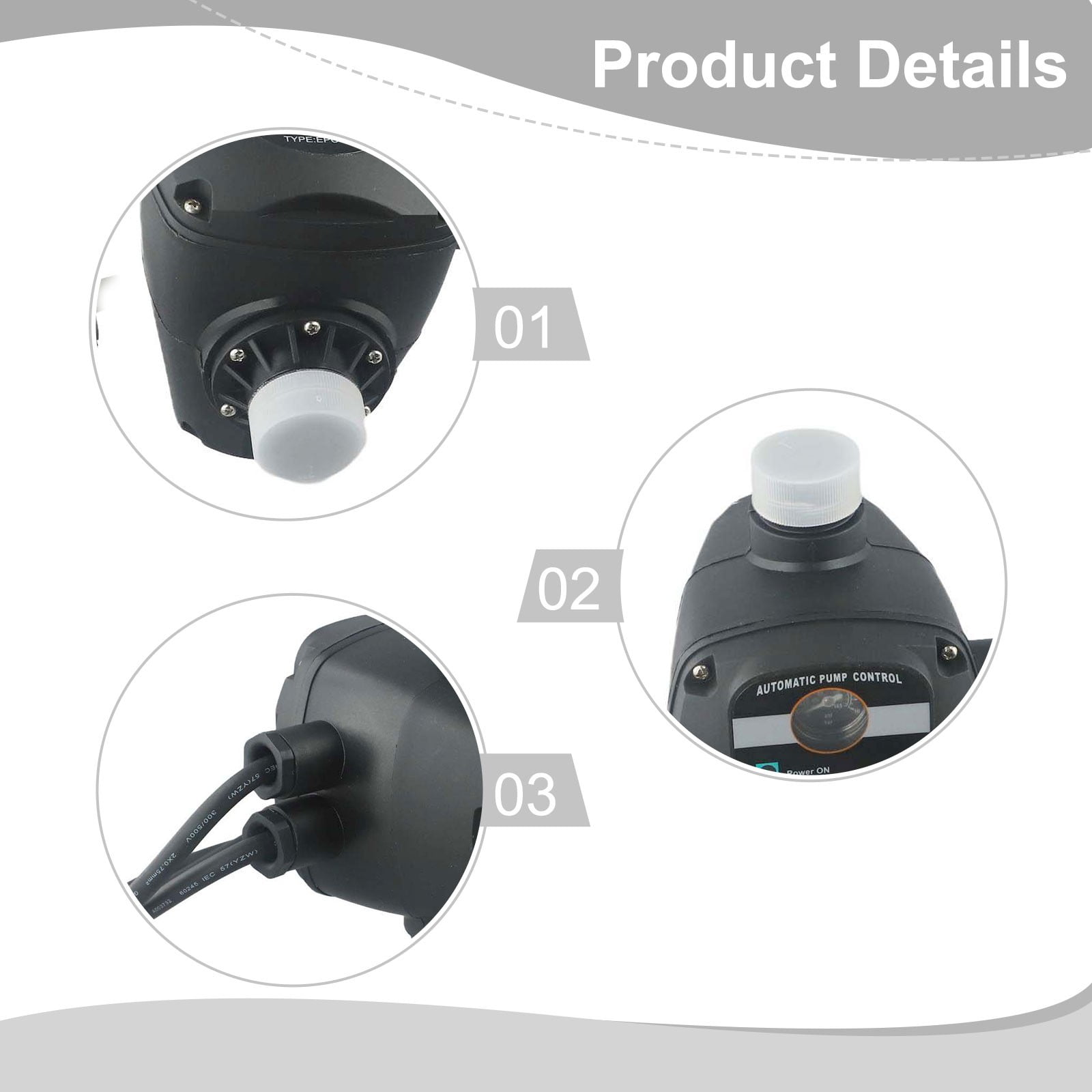 Fully Automatic Water Pump Booster Pump Water Flow Switch Voltage Controller