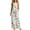 A White, variant on Idoravan sets for women clothing two piece casual Women’s Fashion Floral Printed Fabric Short-Sleeved Sporty Casual Crew-Neck Wide-Leg Pants With Pockets Two-Piece Set