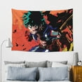 thumbnail image 6 of My Hero Academia Tapestry, Anime Wall Poster Art, Wall Tapestry For Bedroom Living Room Dorm Room, Wall Hanging For Festival Party Events Background Photography Backdrop, 60x40 Inch, 6 of 9