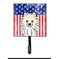 thumbnail image 1 of American Flag & Pomeranian Leash or Key Holder, 1 of 1