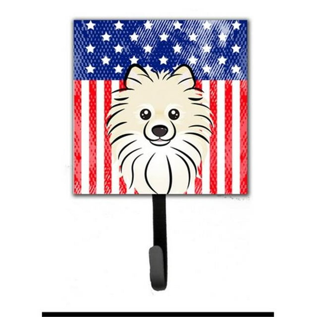 American Flag & Pomeranian Leash or Key Holder