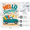 thumbnail image 3 of 2 Pcs Funny Kitchen Towels,Hello Summer Truck with Surfboards Microfiber Dish Towels,Kitchen Tea Towels,Kitchen Towel Set (18" X 26"), 3 of 3