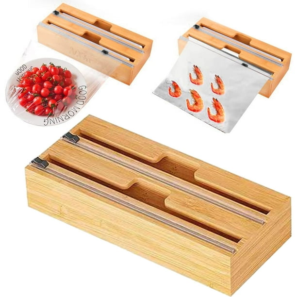 Kitchen foil and 2024 plastic wrap dispenser