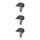 thumbnail image 4 of Toystoory Cascos de bicicleta ligeros y transpirables para una mayor comodidad Cascos de ciclismo de PC duraderos Casco de bicicleta negro gris Type1 NO1, 4 of 6