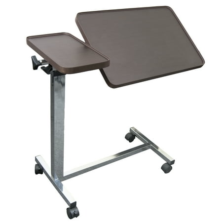 Medical Adjustable Overbed Bedside Tilt Table with Wheels (Hospital and Home