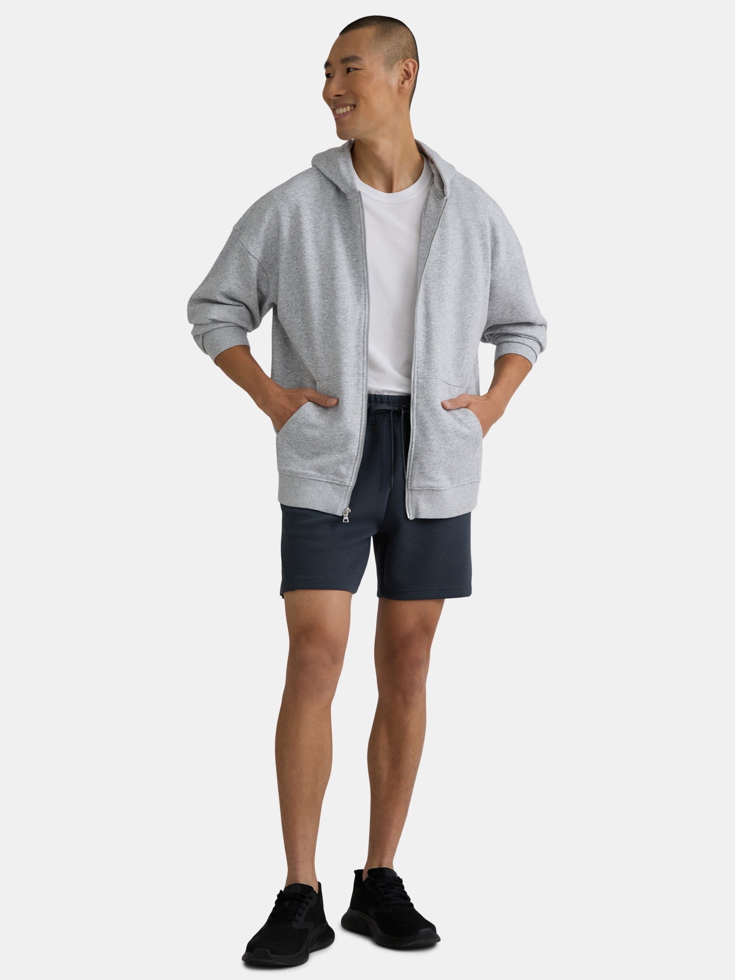 Athletic Works Men's and Men's Big Textured Short, Sizes S-3XL