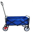 thumbnail image 5 of Beach Wagon for Kids, Collapsible Wagon with Canopy and Cup Holders, Portable Camping Wagon for Patio Shopping, All Terrain Wheels Beach Wagon, 5 of 10