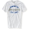 thumbnail image 1 of Aeropostale Hombres Newport. Camiseta gráfica Ca, blanca, pequeña, 1 of 1