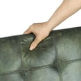 thumbnail image 4 of Adeco  50" Bonded Leather Storage Ottoman Bench Dark Green Faux Leather,Bonded Leather Large Americana,Modern & Contemporary Faux Leather, 4 of 5
