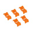 thumbnail image 1 of Unique Bargains Console Mixer Slider Fader Knob Cap Touch Sensitive Slider Insert Shaft 27x13x10mm ABS Orange 5 Pack, 1 of 5