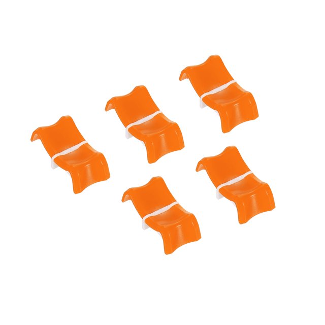 Unique Bargains Console Mixer Slider Fader Knob Cap Touch Sensitive Slider Insert Shaft 27x13x10mm ABS Orange 5 Pack