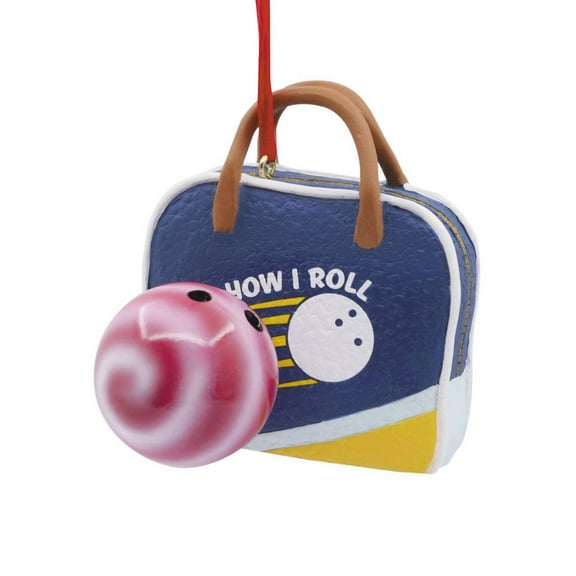 Hallmark Ornament Bowling Ball and Bag