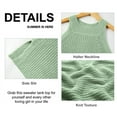 thumbnail image 4 of Sherrylily Women Summer Halter Tank Tops Sleeveless Casual Racerback Loose Knit Cami Sweater Vest, 4 of 5