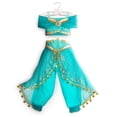 thumbnail image 5 of Vestido de princesa de Disney para niña, disfraz de Elsa de Frozen, ropa de fantasía para fiesta de Halloween, Cosplay de Aurora Jasmine, vestido de verano de 3 a 8 años, 5 of 5