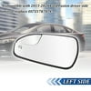 AUFER Left Mirror Glass Wide Angle Rearview Mirror Glass Replacement Compatible with for 2013-2020 Ford Fusion with Convex Blind Spot&Rear Holder