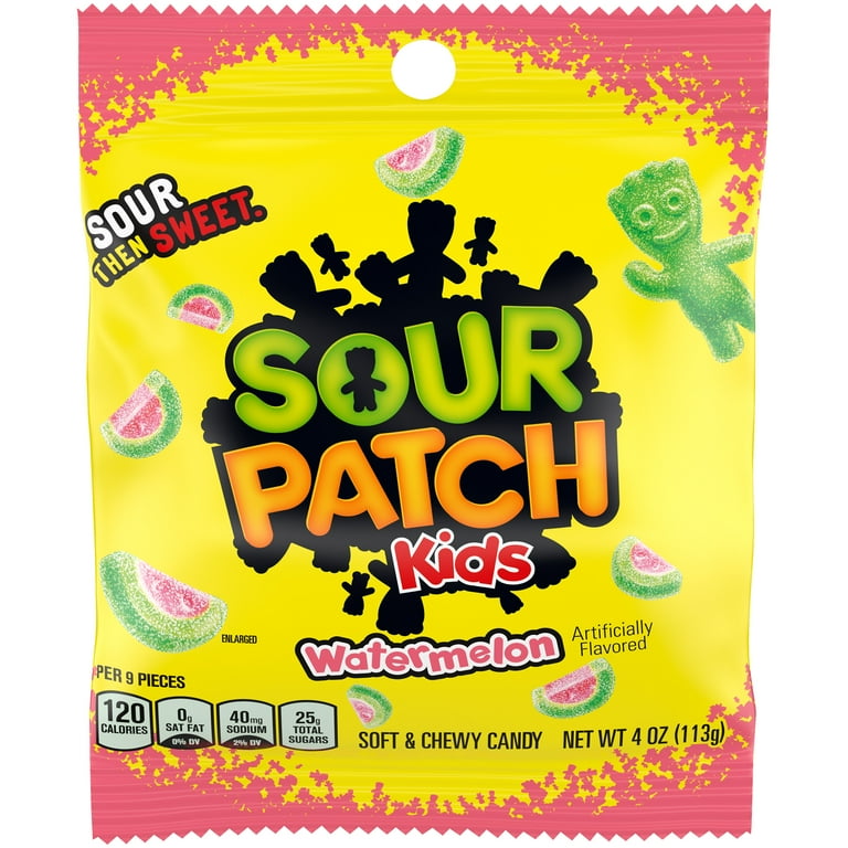 Sour Patch Watermelon Soft & Chewy Candy, 4 oz