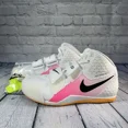 thumbnail image 1 of Ni - ke Ni - ke Zoom Javelin Elite 3 Track Spikes White Hyper Pink AJ8119-101 Mens Sz 9.5, 1 of 5