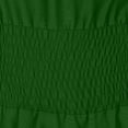 thumbnail image 3 of KICILVS Renaissance Shirt Women Solid Color Off Shoulder Flare Sleeve Blouse Corset Waist Ruched Hem Halloween Party Top Green, 3 of 5