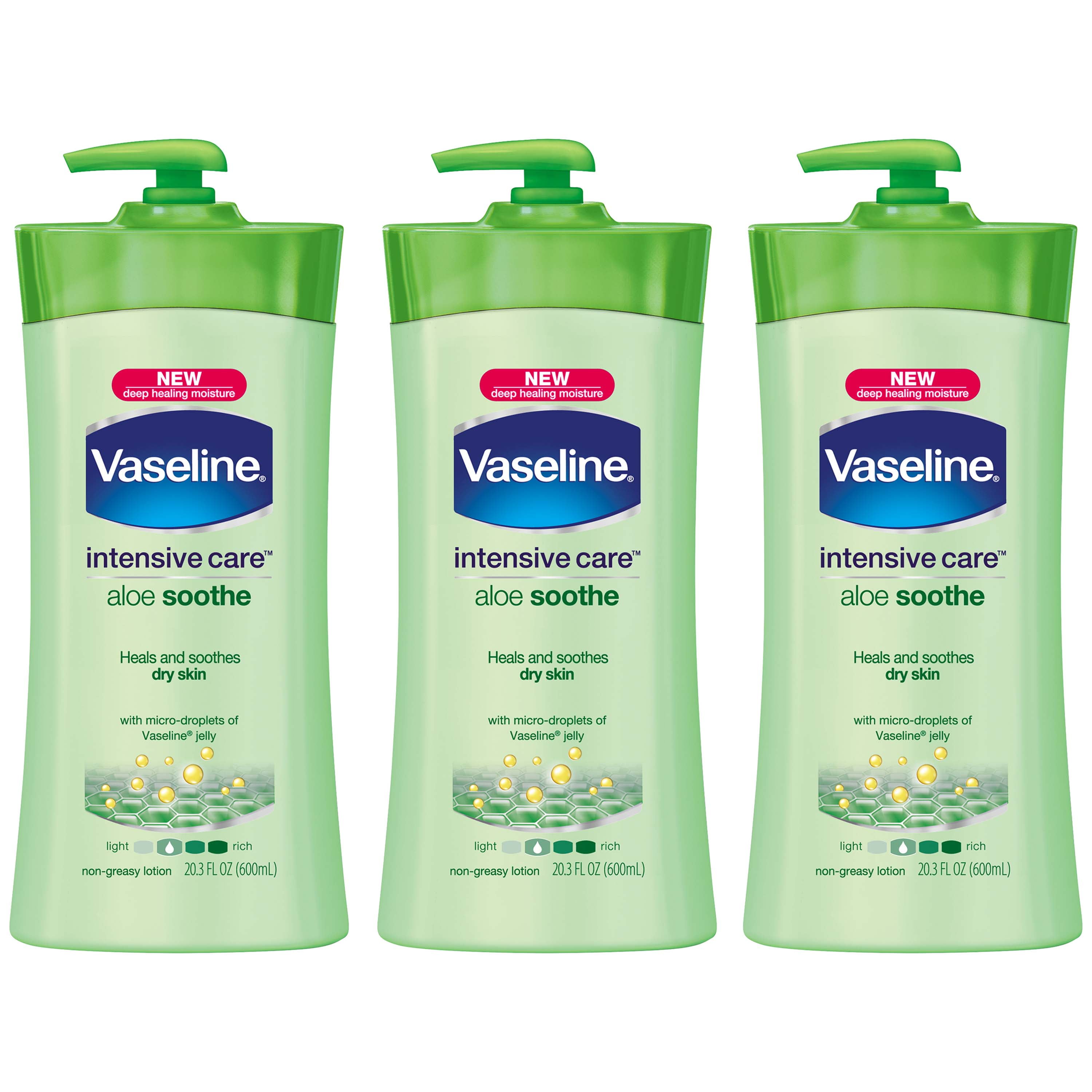 Vaseline Intensive Care Aloe Soothe Body Lotion, 20.3 oz