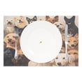 thumbnail image 2 of Ryvnso Placemats Set of 4 Cute Dog Doodle Dining Mats Heat-Resistant Non-Slip Washable Table Mat, 2 of 8