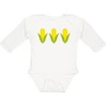 thumbnail image 3 of Inktastic Corn Lover Boys or Girls Long Sleeve Baby Bodysuit, 3 of 5