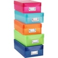 thumbnail image 2 of Whtmor 6754-977-5 Plastic Organizer Boxes 5 Pack, 2 of 2