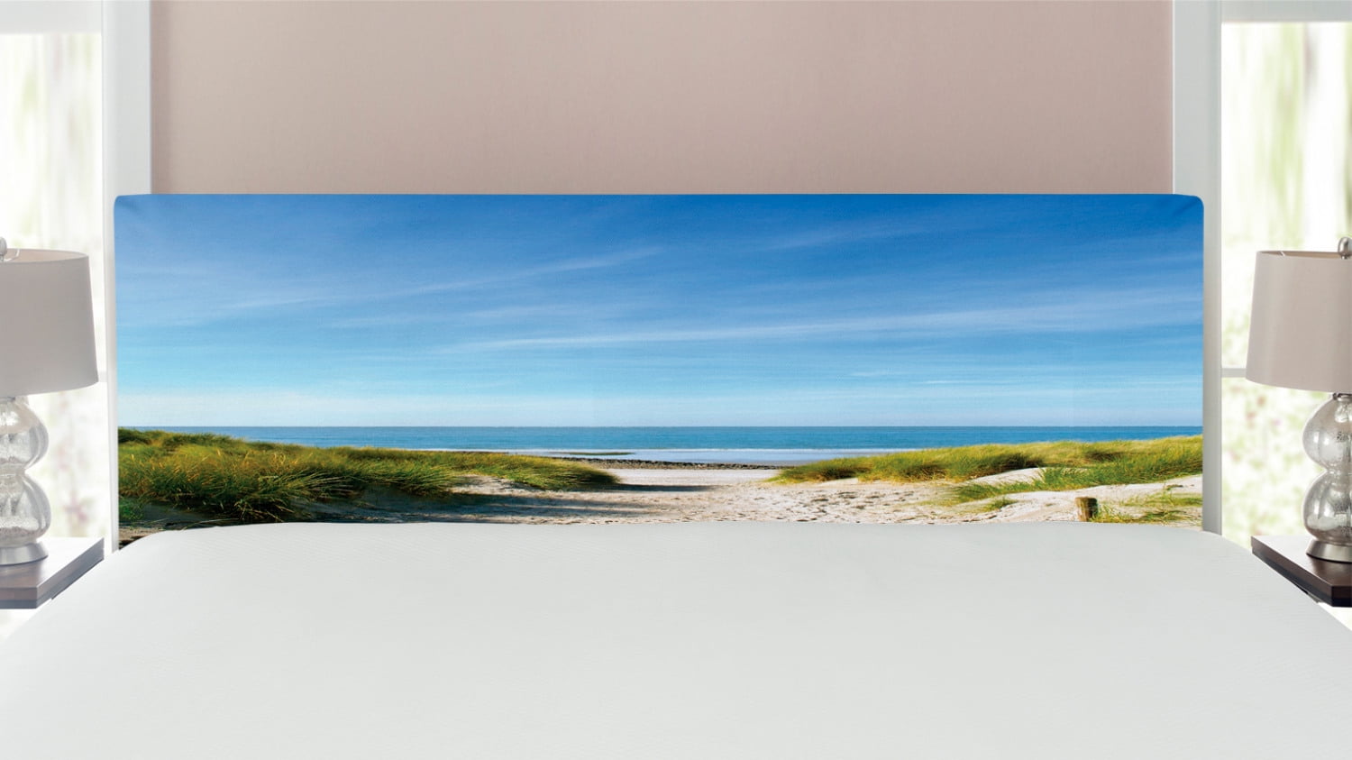 Ocean Headboard, Path to the Ocean Sky Sandy Seaside Shore Getaway ...