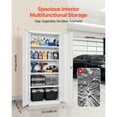 thumbnail image 3 of KFFKFF 5-Tier Metal Storage Cabinet, Lockable Garage Cabinet with 4 Adjustable Shelves 31.5 x 15.7 x 68.9 in, 3 of 9