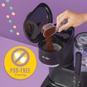 Mr. Coffee® Single-Serve Frappe™, Iced, and Hot Coffee Maker and Blender, Black with 2 To-Go Tumblers, Reusable Coffee Filter
