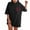 Black, variant on Ichuanyi Womens Tops, Summer Oversized T Shirts For Women Plus Size Slogan Graphic Drop Shoulder Short Sleeve Tops Summer Loose Pullover Tees