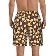 thumbnail image 3 of Naloa Cute Small Farm Birds Men's Beach Shorts, Surfing shorts, Swim trunks, Quick Dry Swim Trunks for Surfing Beach Fun - XX-Large, 3 of 9