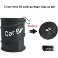 thumbnail image 5 of Car Garbage Can, 2 Pack Folding Outdoor Car Trash Can, Portable Pop-up Car Bin with Garbage Bags, 5 of 7