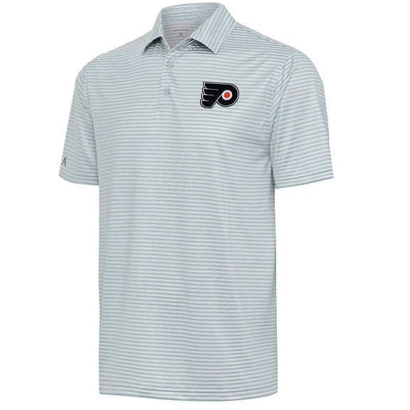 Men's Antigua Gray Philadelphia Flyers Skills Polo