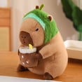 thumbnail image 1 of Capybara Plush Toys Cartoon Animals Stuffed Dolls Home Sofa Decoration Holiday Gift, 1 of 5