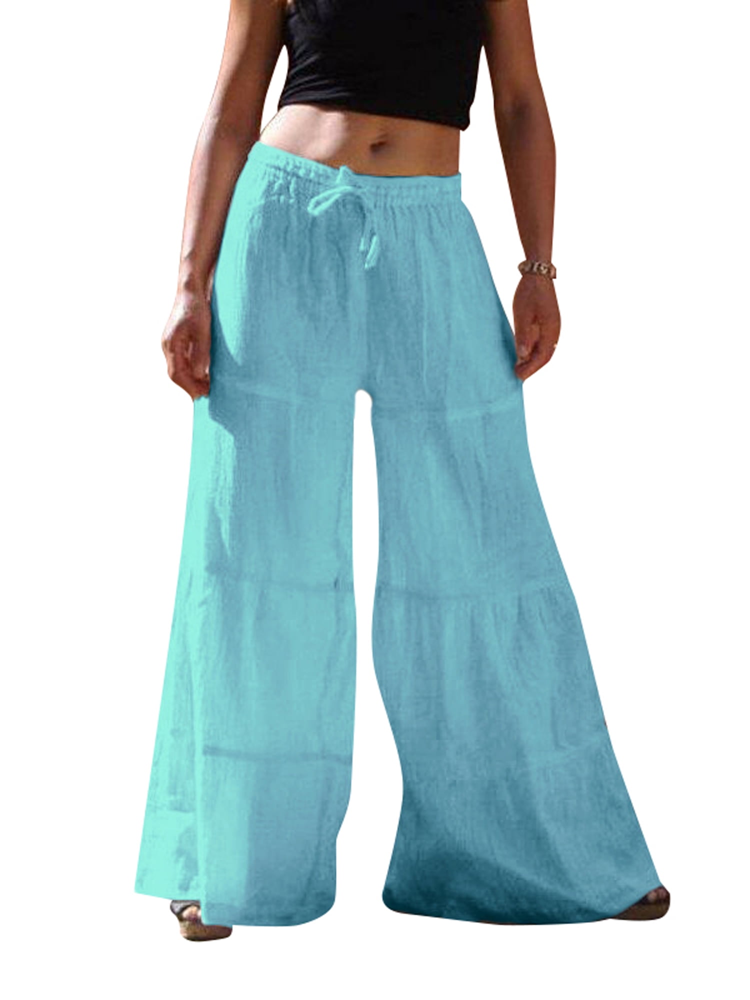 plus size lace trousers