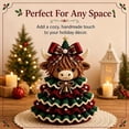 thumbnail image 6 of Crochet Animal Christmas Tree DIY Kit DIY Crochet Christmas Tree Kit Christmas DIY Crochet Kit for Beginners Handmade Holiday Craft Set,Deer, 6 of 7