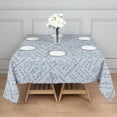 thumbnail image 3 of Math Equations Grid Notes Pattern Square Tablecloth,Waterproof Square Table Cover,Wipeable Spillproof Washable Table Cover for Home Kitchen Party Decor 52"x52"(132x132cm), 3 of 6