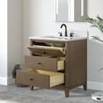 thumbnail image 4 of Vanity Art 30" Bathroom Vanity with Sink and Engineered Marble Top, Freestanding Storage Cabinet with 2 Drawers and 1 Flip Down Tray, 4 of 8