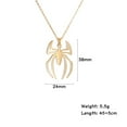 thumbnail image 5 of EUEAVAN Gold Spider Pendant Necklace Stainless Steel Animal Female Jewelry, 5 of 5