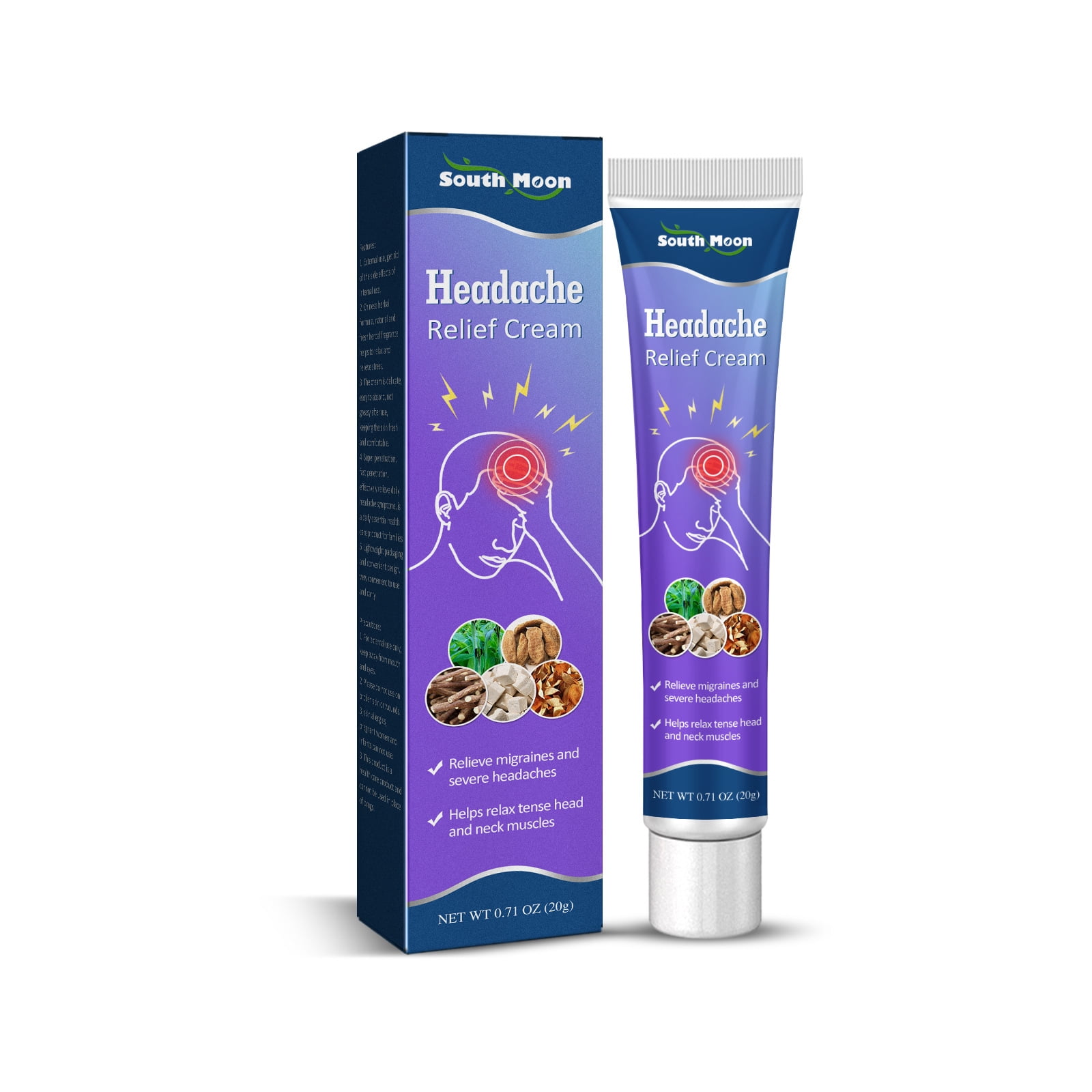 Headache Relief Fast Cooling Relief for Migraine & Tension Headaches