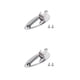 thumbnail image 4 of Yuarrent Electric Guitar Boat Socket Metal Acoustic Accessory Replacement Equipment Pickup Instrument Musical for plata 2piezas Yuarrent CBP097375, 4 of 5