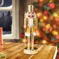 thumbnail image 6 of FVDPWYE Christmas Nutcracker Nutcracker Ornament Decorative Tradtional Party Favors Christmas Doll 11.61'' Tall for Centerpiece Party Hold Shield, 6 of 9