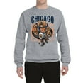 thumbnail image 2 of Wild Bobby, Chicago Fan | CHI Fantasy Football ,Sports, Unisex Crewneck Graphic Sweatshirt, Heather Grey, Medium, 2 of 4