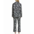 thumbnail image 2 of PJ Salvage womens  2pc Game Day Pajama Set, s, Gray, 2 of 3