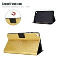thumbnail image 5 of Allytech Galaxy Tab A 8.0 Case 2019 Released SM-T290 T295, Glitter Bling PU Leather Slim Shell Multi Angle Stand Shockproof Cover for Girls Women for Samsung Galaxy Tab A 8.0 2019 T290, Gold, 5 of 5